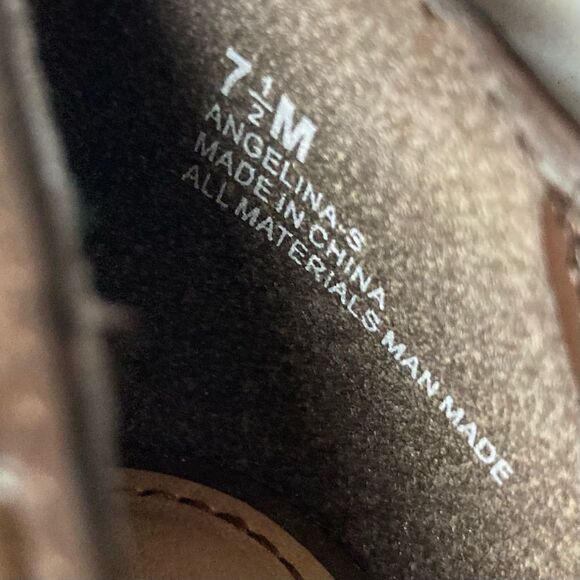 Y-NOT? Women’s Angelina Peep Toe Heels Size 7.5 M - Picture 7 of 9